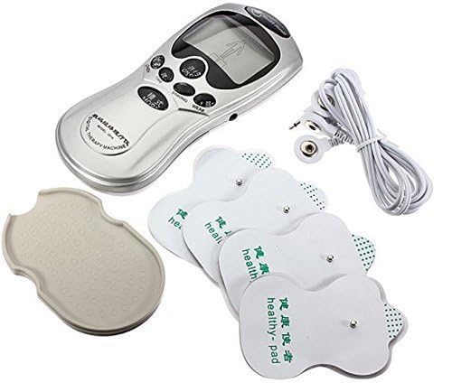 8-in-1 Digital Body Massager Machine for Pain Relief and Muscle Relaxation | Electric Pulse Massager with 4 Gel Pads | Compact Handheld Full Body Device for Back, Neck, Shoulder, Leg, Arm, Joint – Home Use (White) 8-in-1 Digital Body Massager Machine for Pain Relief and Muscle Relaxation | Electric Pulse Massager with 4 Gel Pads | Compact Handheld Full Body Device for Back, Neck, Shoulder, Leg, Arm, Joint – Home Use (White)