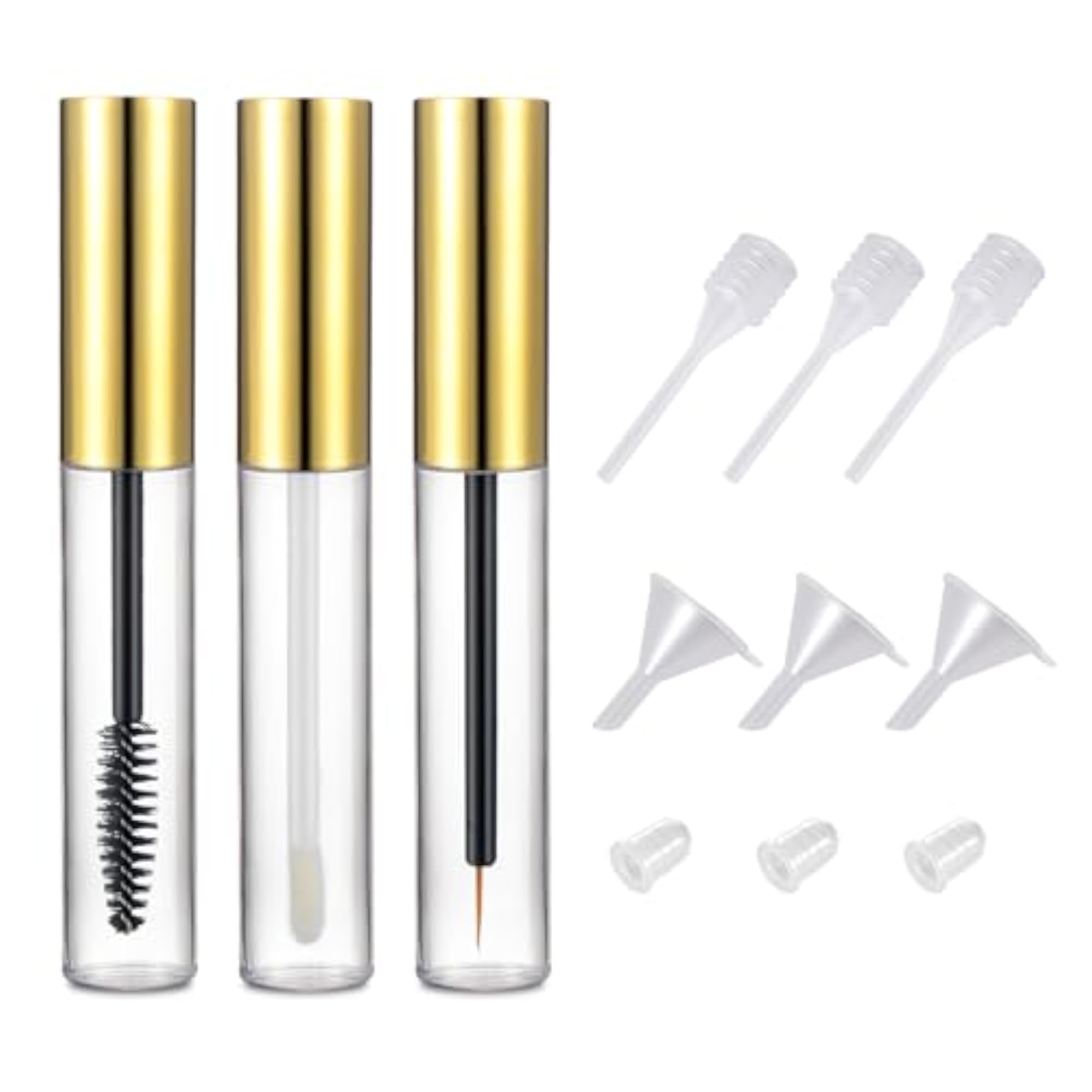 10ml Empty Mascara Tube with Funnel & Rubber Inserts
