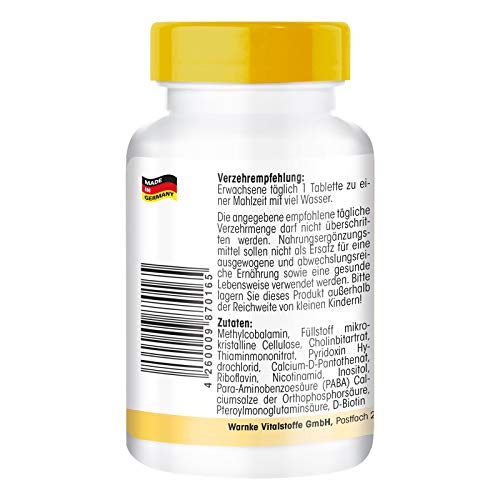 Complexe de vitamine B dosage élevé contre le surmenage intellectuel