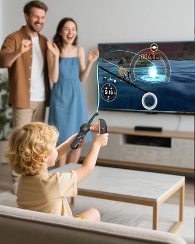 Controlador de caña de pescar Nargos para Nintendo Switch y modelo Oled 7
