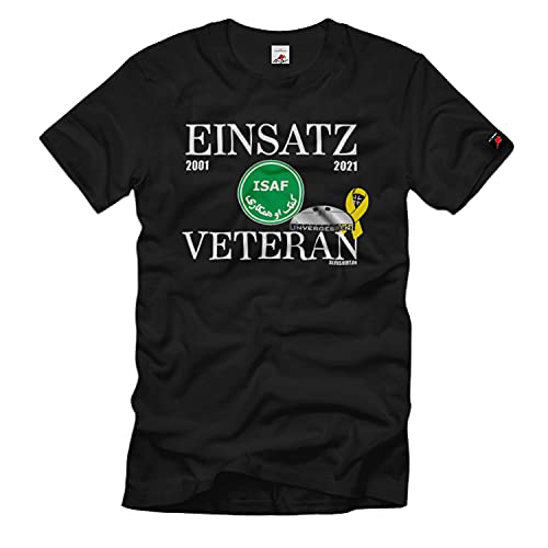 T-shirt Veteran Bundeswehr Afghanistan Noir XXXXL 37610