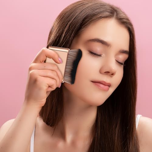 Qianyu Escova de bronzeamento autobronzeador corporal sem sol, bronzeador, maquiagem para pernas, pi
