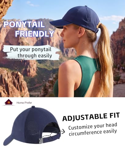Image of Home Prefer Reflective Water Repellent Quick Dry Airy UPF50+ Sun Hat for Men Women Outdoor Sports Baseball Caps Unisex
