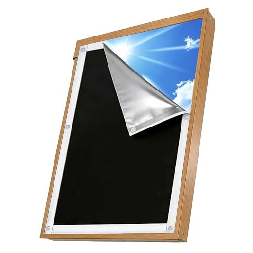 Purovi Thermo-Rollo für Dachfenster – Verdunklungsrollo ohne Bohren – UV- und Hitzeschutz-Rollos für Velux- und Roto-Fenster in verschiedenen Größen