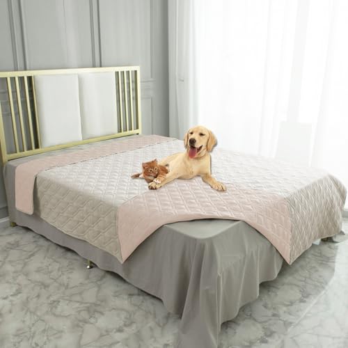 Image of Ameritex Waterproof Dog Bed Cover Pet Blanket for Furniture Bed Couch Sofa Reversible
