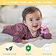 WINKIO 4 PCS Schnullerkette Silikon, Cup Catcher Baby, Kinderwagen Spielzeug Kette BPA-frei, Schnullerband für Spielzeug, Kinderwagen, Autositze (Geweih-Stil)