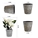 Azoco Set of 2 Artificial Flowers with Vase, Fake Flowers in Pot Silk Flower Arrangement Decorative for Home Farmhouse Office Table Centerpieces Wedding Party Indoor Decor