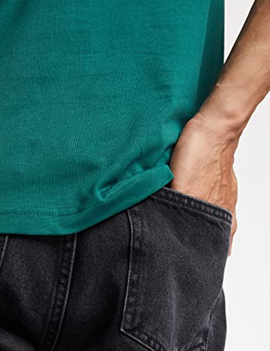Image of Amazon Brand - Symbol Men's Solid Cotton T Shirt | Round Neck | Half Sleeve | Plain-Regular Fit (Available in Plus Sizes)