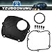 YzusGomumu Engine Upper Timing Chain Cover with Gasket Compatible with 2008-2017 Audi A3 A4 A5 A6 Q5 TT VW Beetle CC EOS Golf GTI Jetta Passat TIGUAN Replaces# 06H103269H 06H103269L 06H103269G, Black