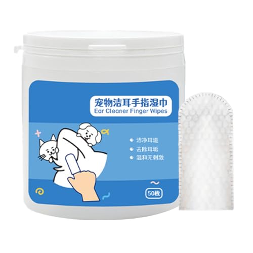 GkgWuxf - Toallitas de limpieza para orejas de gato, toallitas para eliminar malos olores para orejas de gato, doble cara suministros limpieza para perros y preparación