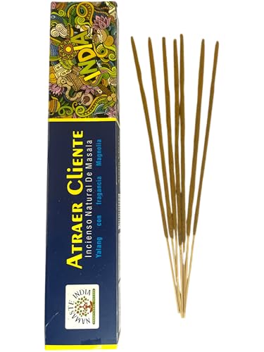 Encens Namaste Mandala Masala - Traditionnel indien Agarbathi - Fait à la main - 1 paquet - HOSTENATURA (Attire les clients)