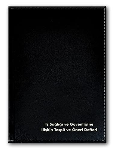 Numaralı İş Sağlığı ve Güvenliği Tespit-Öneri Defteri, Ciltli