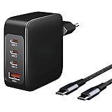 levitantes GAN Ladegerät 140 W und USB-C-Kabel, hohe Ladegeschwindigkeit, kompatibel mit elektronischen Geräten und tragbar. Ideal für Reisen und den täglichen Gebrauch.