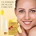 3PCS Turmeric Lemon Lip scrub and Turmeric Lip Balm with Brush Set, Lip Scrubber Exfoliator, Dark Lips Treatment for Smokers, Natural Exfoliator & Moisturizer Cracked, Dull, Reduce Fine Lines Lips