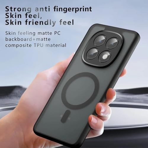 Image of Back Cover for Oppo F29 Pro 5G PC + TPU Clear Translucent Raised Edges Shockproof Protective Phone Bumper Case Cover (Oppo F29 pro)