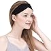 5 Pcs: Solid Color Cotton Adjustable NO SLIP Multi-Style Headbands for Women Sports or Fashion