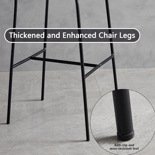 Chaises de comptoir avec support dorsal pour soulager le dos à table haute - 8