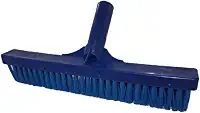 Escova Reta para Piscina em Nylon, Azul, Limpeza Profissional
