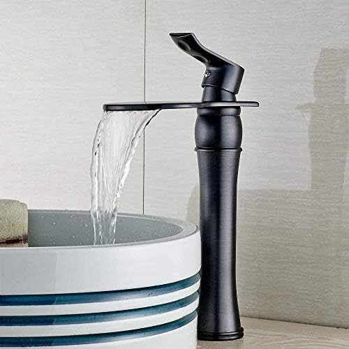 Mitigeur évier salle de bain cascade avec commande fluide monocommande