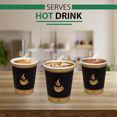 Morning Dew (8 oz, 1000 ct) Hot Paper Cup, to Go Hot Coffee Cups, Disposable Cups for Hot Beverages, Paper Cups Perfect for Restaurants & Takeout Cafes by Morning Dew - Image 6