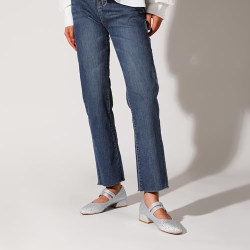 Rhinestone Shoes for Women Sparkling Gold Silver Glitter Chunky Heel Mary Jane Pumps for Women Comfortable Dress Shoes-Parties,Weddings,and Daily Wear4