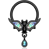 Melighting Glow in The Dark Septum Ring 16g Helix Pendiente con