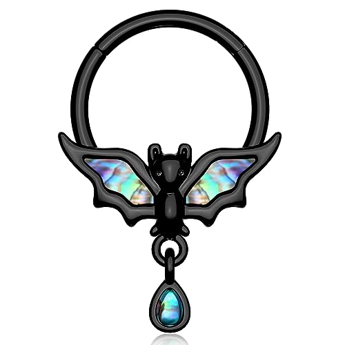 Melighting Glow in The Dark Septum Ring 16g Helix Pendiente con