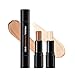 ONLYOILY Bastone Contorno, Doppio correttore Testina, Trucco Highlight Stick, Palette Premium Liscia evidenziatori compatti per Adulti (#01)