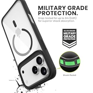 Head Case Designs Licenza Ufficiale Inter Milan Motivo con Stemma Icona Logo Black Shockproof Bumper Case [Military Grade] Compatible with Apple iPhone 15 Pro Max and Compatible with MagSafe