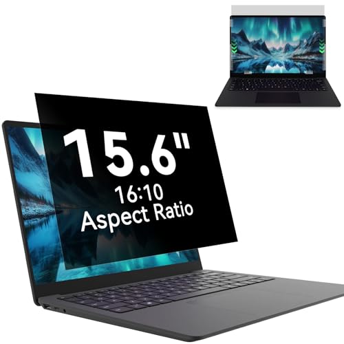 Protector de privacidad 15.6 16:10 luz azul y antirreflejos para monitor Dell y HP