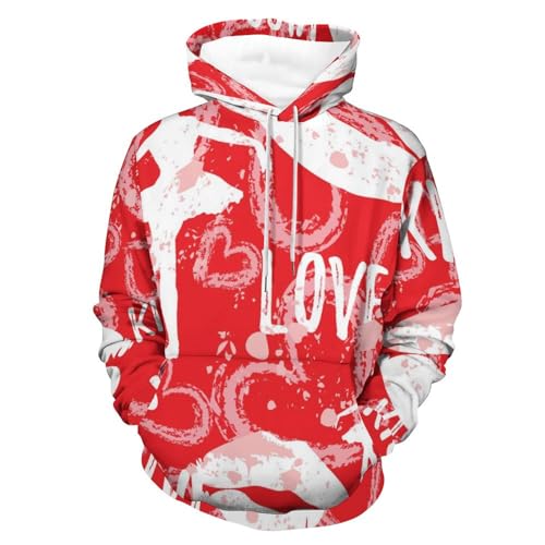 Hoody Sweatshirt Lèvres De Danseuse Étoile UMENG Pull Capuche Homme Femme S