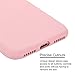 LAPOPNUT 2 Pack for iPhone 7 Plus Case iPhone 8 Plus Case Fashion Cute Love-Heart Shape Matte Case Anti-Scratch Soft TPU Cover Back Bumper for Apple iPhone 7 Plus/iPhone 8 Plus,Pink&Black