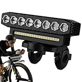 Durée de vie plus longue : faites l'expérience de balades nocturnes plus sûres et plus fluides avec notre éclairage de vélo fabriqué à partir d'un matériau de qualité et doté de perles haute luminosité durables et résistantes aux chutes.