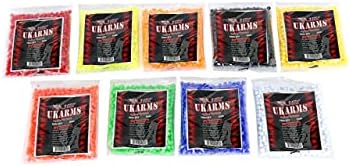 UKArms BBTac 1000 Bag .12 Gram 6mm BBs For Airsoft Guns - 1 Bag of 1000 BBs