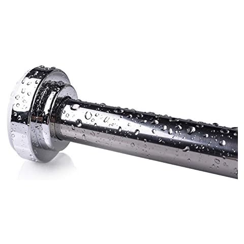 Barra de cortina de ducha extensible SACHUKOT 80-140CM Cover