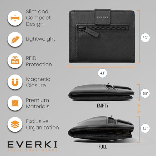 EVERKI Men RFID Blocking Wallet Slim Bifold, Black by EVERKI - Image 7