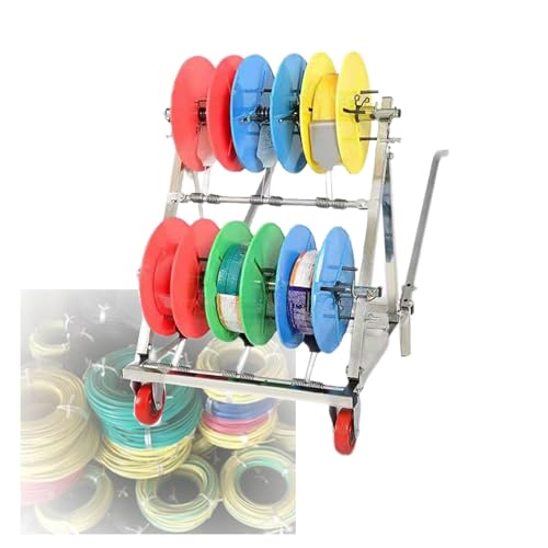Support de bobines manuel portable et distributeur de câbles de 53 cm - 2