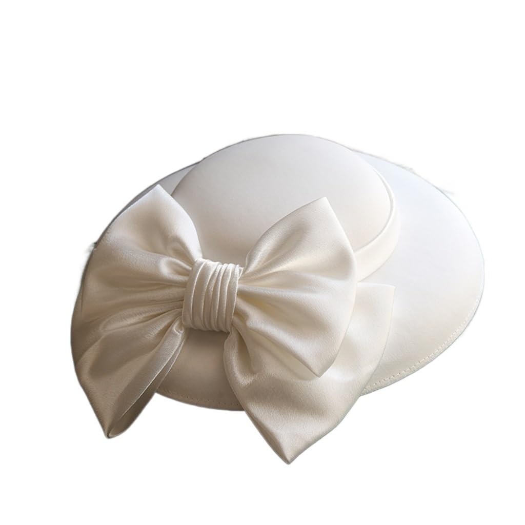 Haut-de-Forme Vintage Blanc pour Dîner de Mariage en Hiver