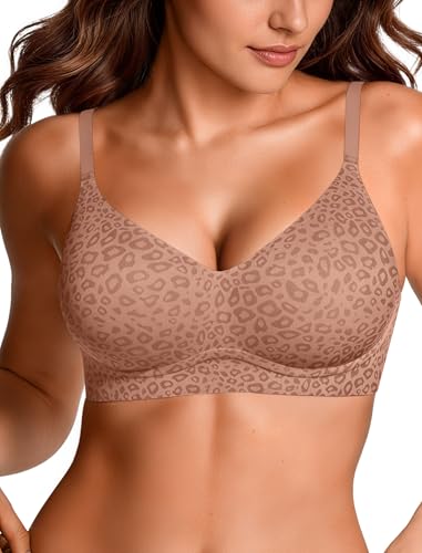 Image of OEAK Womens Wireless Jelly Bras Comfortable Push Up Bra No Underwire Gel Bra Full Support Lift Everyday Seamless Tshirt Bras