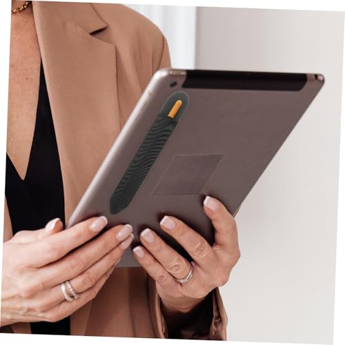 Image of 5Pcs Adhesive Stylus Pen Sleeve for Pencil Stretchy Spandex Protective Cover Ultra-Thin Design with Strong Adhesive for Tablet and Stylus Protection