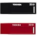 Produktbild Toshiba TransMemory U302 32 GB USB 3.0 schwarz, rot USB Flash Drive USB-Stick (USB 3.0 (3.1 Gen 1), USB 3.0, Type, 0  50 °C,-20  60 °C, Kappe)