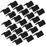 Zerodeko 100pcs Black Plastic Corner Guards for Shipping Thickened L-shaped Edge Protectors and 25mm Reinforced Straps, Cargo Load and Furniture Protection for Industrial Packaging