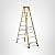 DeWalt 500lb Rated FG Stepladder 8' DXL3810-08