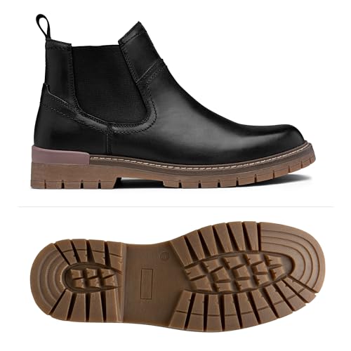 Image of Jousen Chelsea Boots Casual Slip On Ankle Waterproof Mens Boots