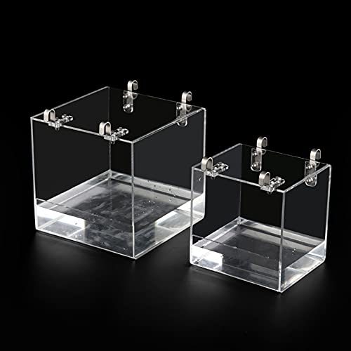 FLAMEER Vogelbad zonder luchtbellen voor kooien, papegaaien, badkuip, aanhanger, accessoires voor kooien, kleine vogels… - Afbeelding 8