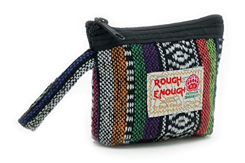 Monedero con texto Rough Enough tamaño pequeño Black Folk