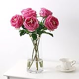 Tamaño: Altura de la flor: 17,7 pulgadas / 45 cm, diámetro de las cabezas de las flores 4 pulgadas / 10 cm (permita una ligera diferencia de tamaño debido a la medición manual).