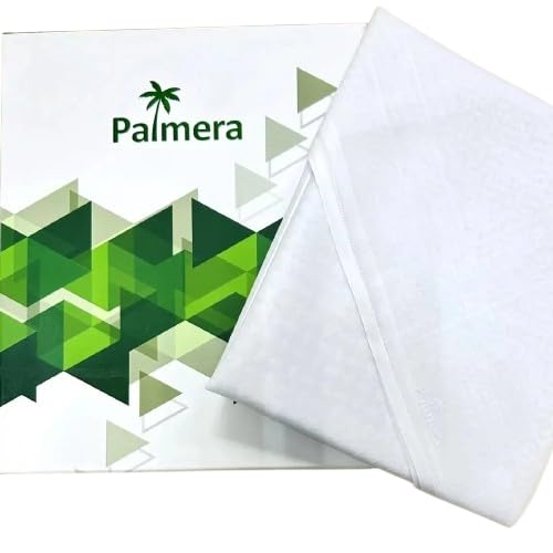 Shamag Palmera White For Agal 5pc شماغ بالميرا أبيض للعقال 5 قطع (White, 52)