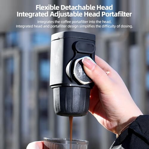 Cafetera portátil de vacío con presión alta 1200 cc miniatura 3