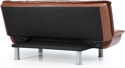 Miniatura 5 de Glory Furniture Sofá cama de piel sintética Lionel en color marrón